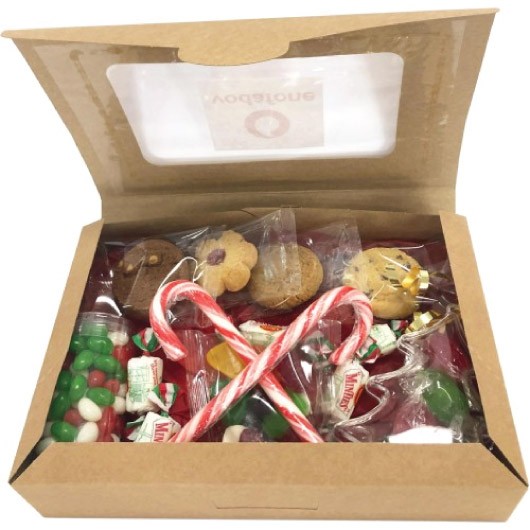 Xmas Kraft Care Packages Open